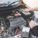 Services car engine machine concept